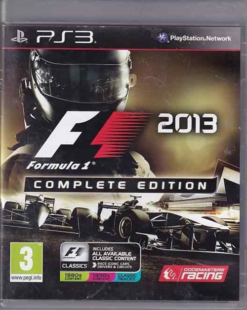 F1 2013 - PS3  (B Grade) (Genbrug)